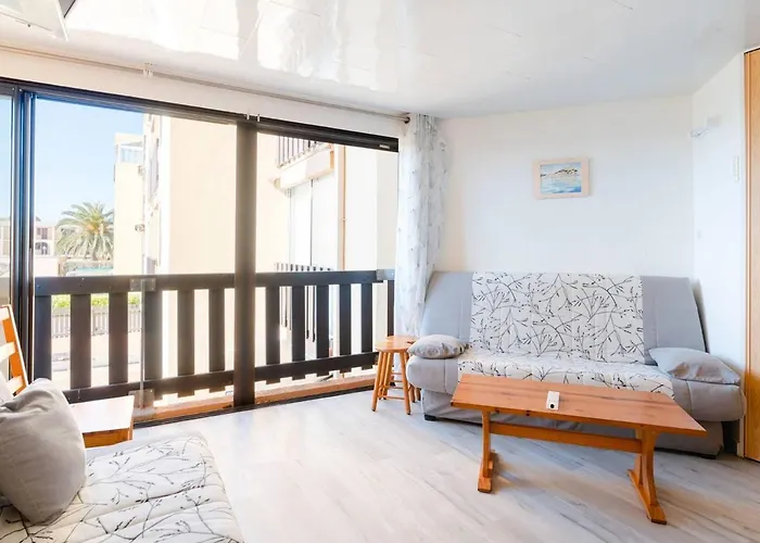 Lumineux A Gruissan, 2 Chambres, Proche Plage, Parking Securise, Mini-box Wifi, Non-fumeur - Fr-1-409a-15 Apartmán