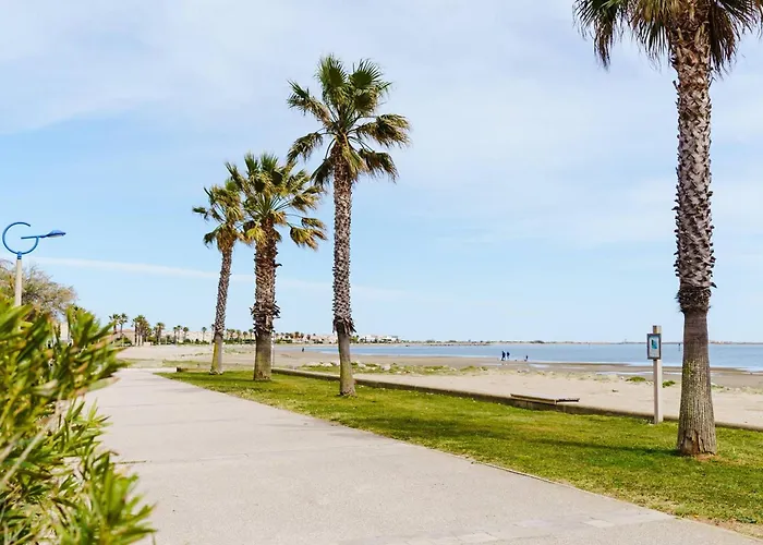 Lumineux A Gruissan, 2 Chambres, Proche Plage, Parking Securise, Mini-box Wifi, Non-fumeur - Fr-1-409a-15 Apartmán